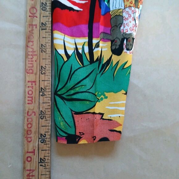 Judy Knapp Vintage Silver Brocade Pants Womens Size S High Waist Made in USA - Picture 7 of 8